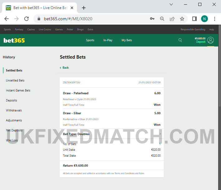 best fixed matches